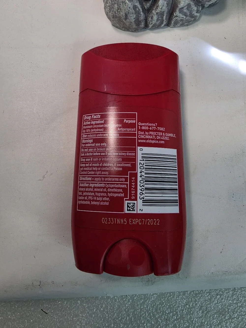 Old Spice Collectible Bearglove Figurine Deodorant Holder w/Deoderant (NEW).
